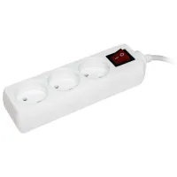 Удлинитель IEK WYP10-06-03-05-K-N 5 м Белый