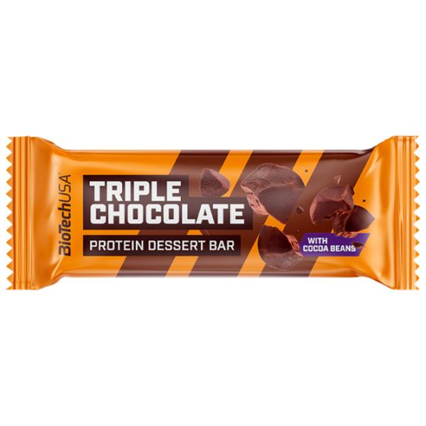 Batoane proteice BioTechUSA Protein Dessert Bar Ciocolată triplă (5999076239900) 50 g photo 1 Batoane proteice BioTechUSA Protein Dessert Bar Ciocolată triplă (5999076239900) 50 g photo 1
