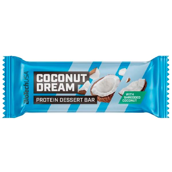 Batoane proteice BioTechUSA Protein Dessert Bar Vis de nucă de cocos (5999076239894) 50 g photo 1