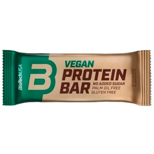 Batoane proteice BioTechUSA Vegan Bar Ciocolată (5999076239139) 50 g photo 1 Batoane proteice BioTechUSA Vegan Bar Ciocolată (5999076239139) 50 g photo 1