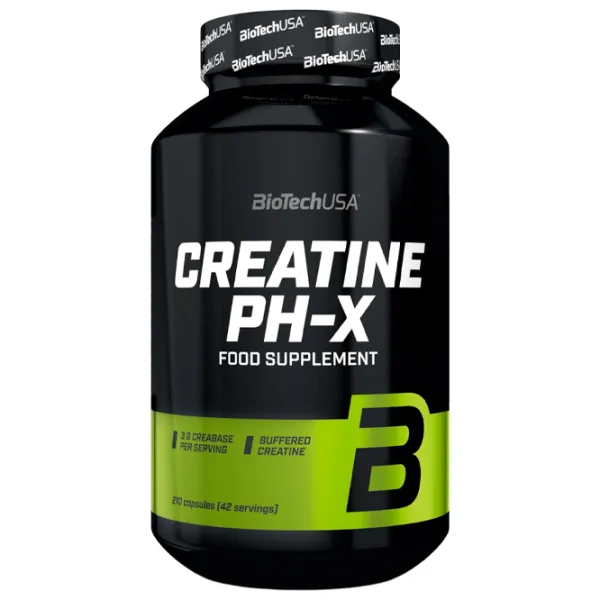 Creatină BioTechUSA Creatine PH-X (5999076217878) 210 capsule photo 1