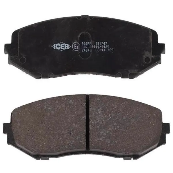 Тормозные колодки Icer 181747 передние/ дисковые photo 1 Тормозные колодки Icer 181747 передние/ дисковые photo 1
