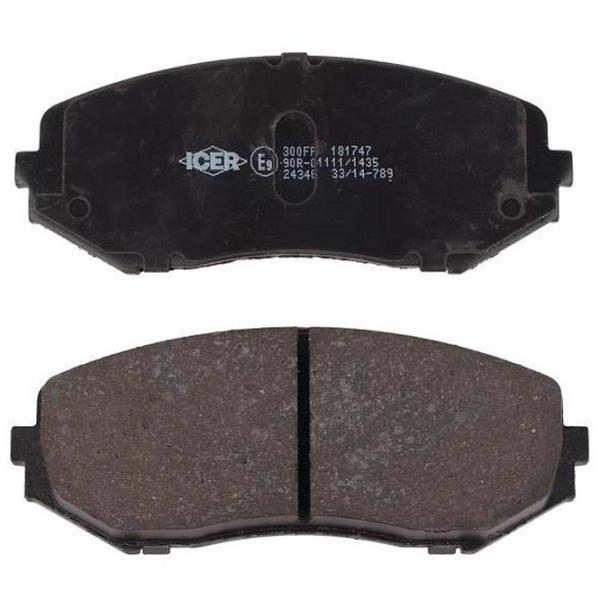 Тормозные колодки Icer 181747 передние/ дисковые photo 1 Тормозные колодки Icer 181747 передние/ дисковые photo 1