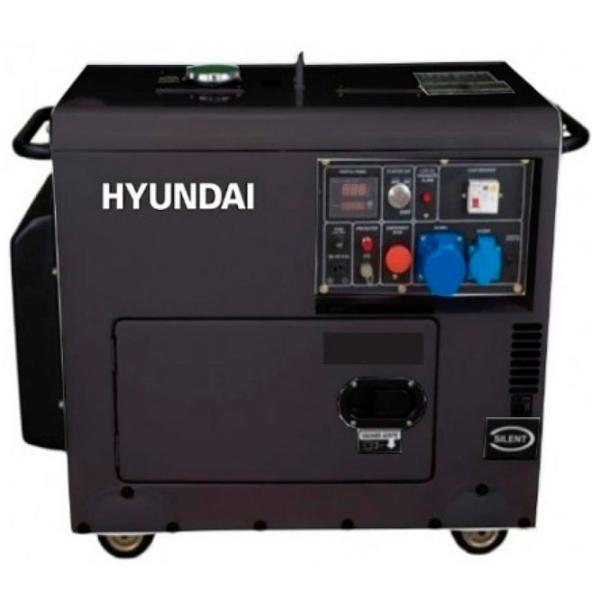 Генератор Hyundai DHY6001SE 230 В Дизель/ 4.6 кВт photo 1