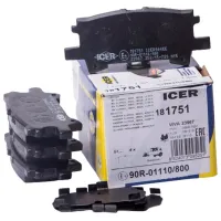 Plăcuțe de frână Icer 181751 spate/ disk