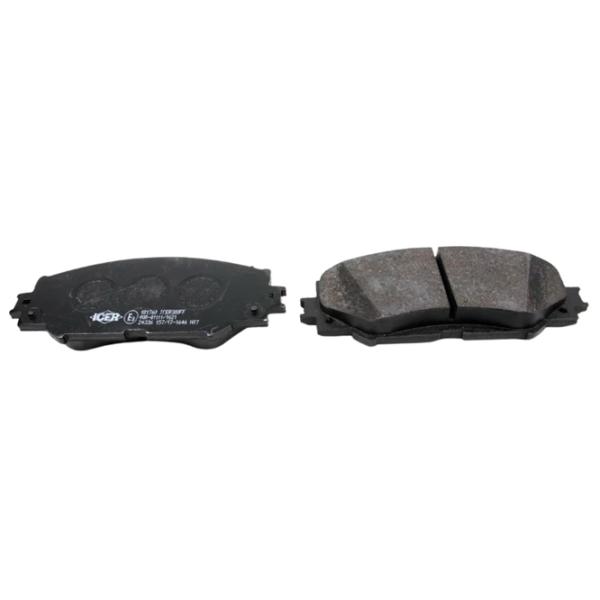 Тормозные колодки Icer 181760 передние/ дисковые photo 1 Тормозные колодки Icer 181760 передние/ дисковые photo 1
