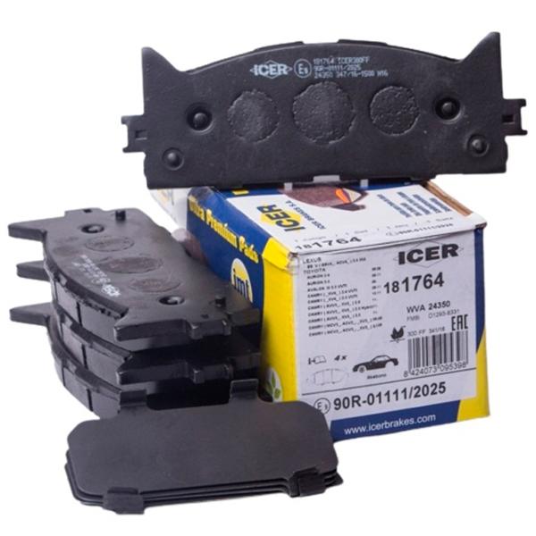 Тормозные колодки Icer 181764 передние/ дисковые photo 1 Тормозные колодки Icer 181764 передние/ дисковые photo 1