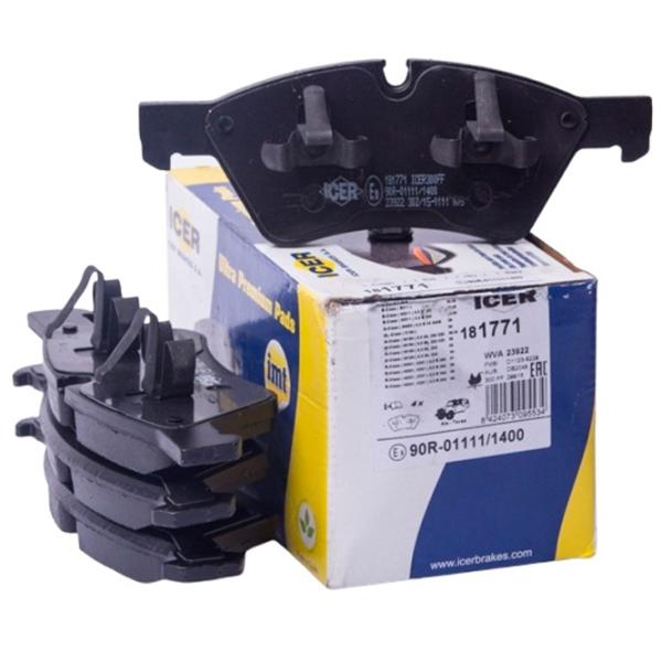 Plăcuțe de frână Icer 181771 față/ disk photo 1