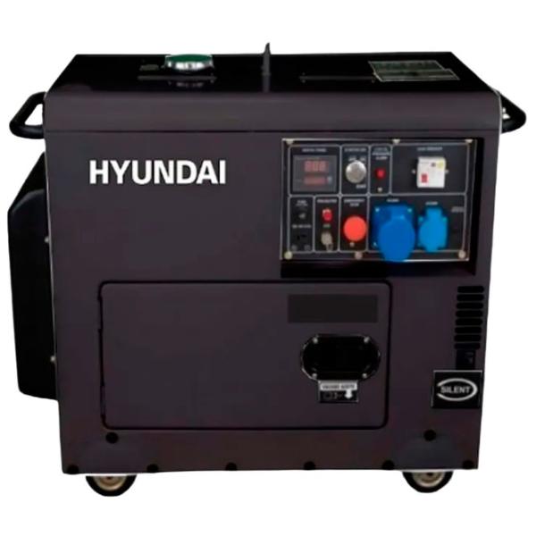 Generator de curent Hyundai DHY8601SE 230 V Motorină/ 6 kW photo 1 Generator de curent Hyundai DHY8601SE 230 V Motorină/ 6 kW photo 1
