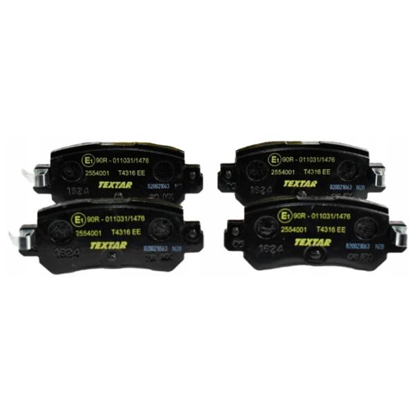 Тормозные колодки Textar 2554001 задние/ дисковые photo 1 Тормозные колодки Textar 2554001 задние/ дисковые photo 1