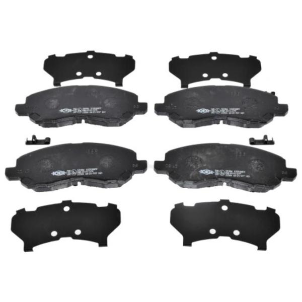 Plăcuțe de frână Icer 181806 față/ disk photo 1