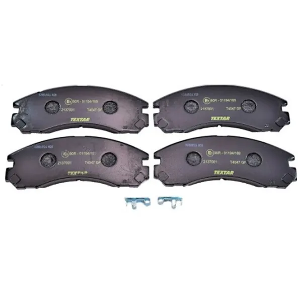 Тормозные колодки Textar 2137001 передние/ дисковые photo 1 Тормозные колодки Textar 2137001 передние/ дисковые photo 1