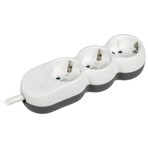 Prelungitor IEK WYP53-16-03-D15-Z 1.5 m White photo 1