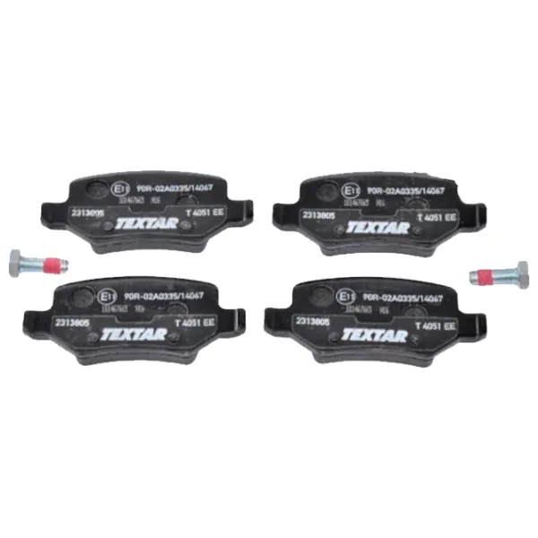 Тормозные колодки Textar 2313805 задние/ дисковые photo 1 Тормозные колодки Textar 2313805 задние/ дисковые photo 1