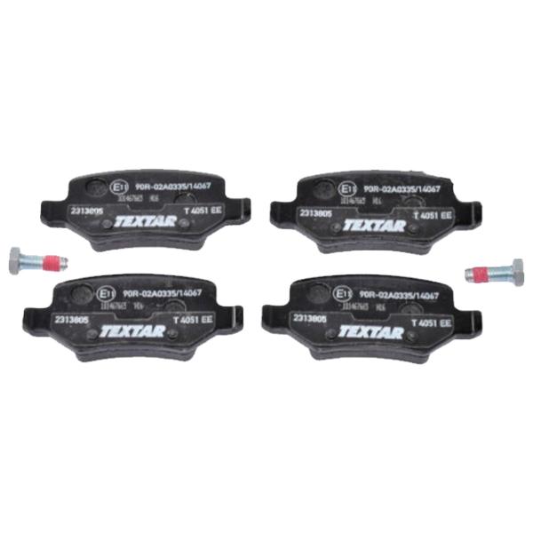 Тормозные колодки Textar 2313805 задние/ дисковые photo 1 Тормозные колодки Textar 2313805 задние/ дисковые photo 1