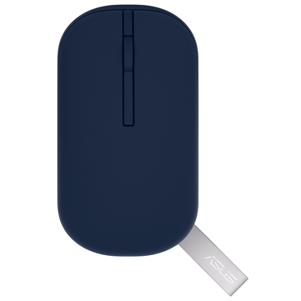 Mouse Asus Marshmallow MD100 Bluetooth, USB/ Blue photo 1