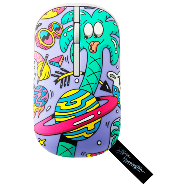 Mouse Asus Marshmallow MD100 Steven Harrington Edition Bluetooth, USB/ Multicolor photo 1