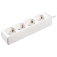 Удлинитель IEK WYP10-16-04-05-Z-N 5 м Белый