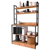 Стеллаж Fabulous 5 Shelves 160.7см x 101см x 36см cm/ Металл/ Black
