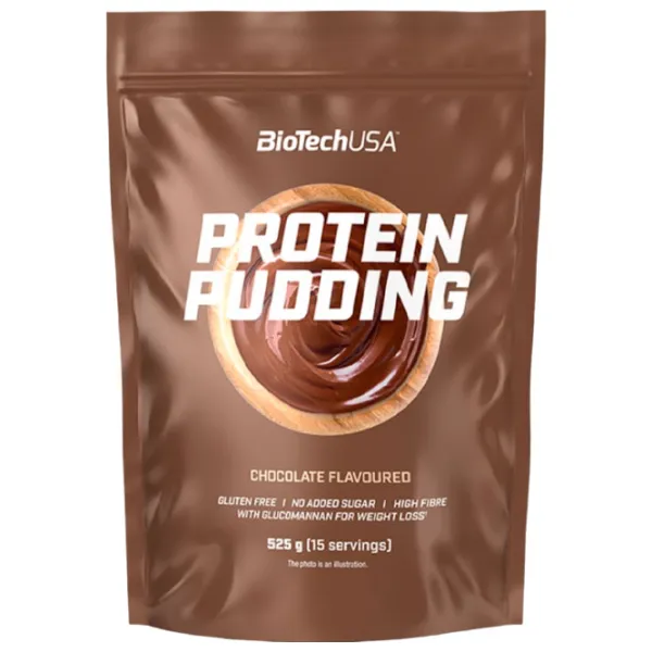 Proteină BioTechUSA Protein Pudding 525 g (256726088) praf/ Ciocolată photo 1