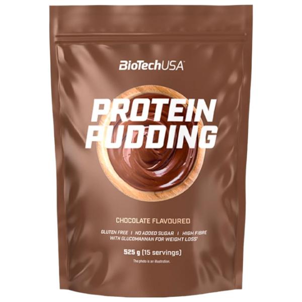 Proteină BioTechUSA Protein Pudding 525 g (256726088) praf/ Ciocolată photo 1