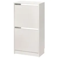 Обувной шкаф Ikea Bissa 2 93см x 49см x 28см/ ЛДСП/ White