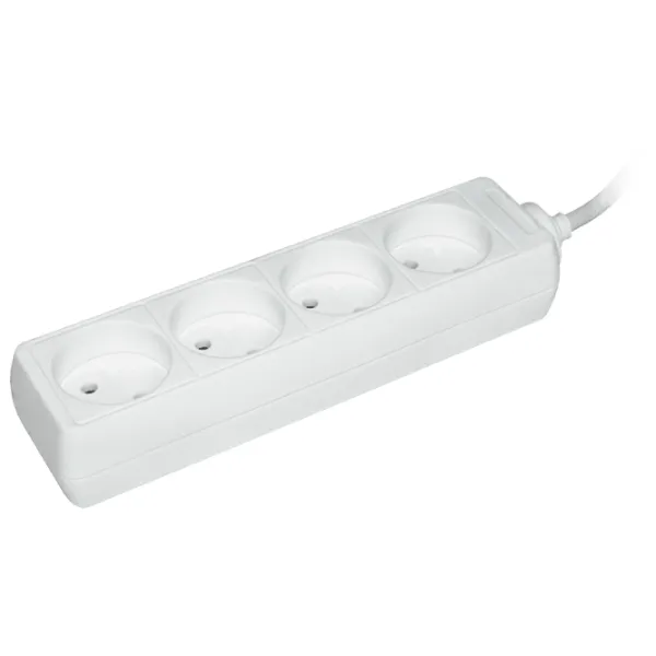 Удлинитель IEK WYP10-06-04-03-N 3 м Белый photo 1