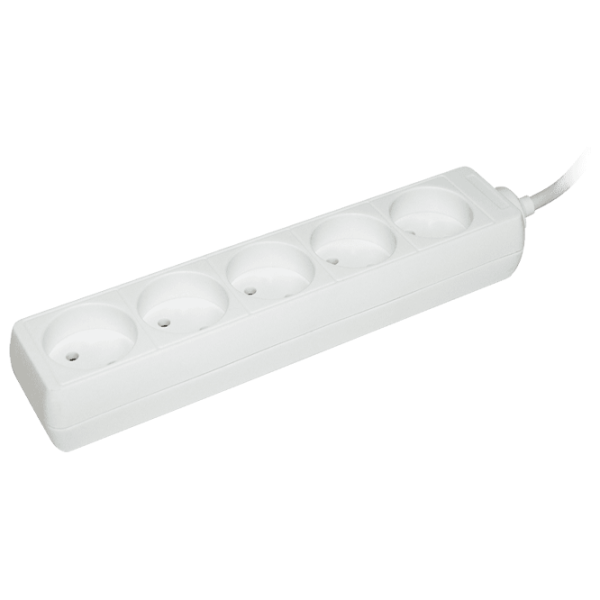 Удлинитель IEK WYP10-06-05-05-N 5 м Белый photo 1