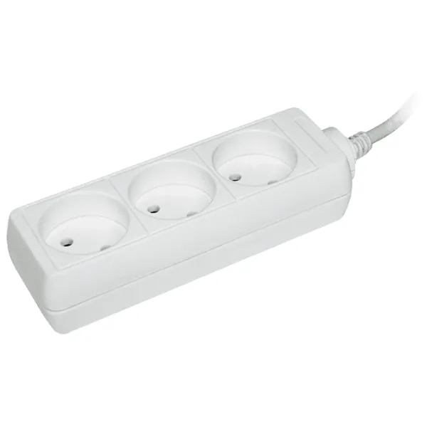 Prelungitor IEK WYP10-06-03-02-N 2 m White photo 1