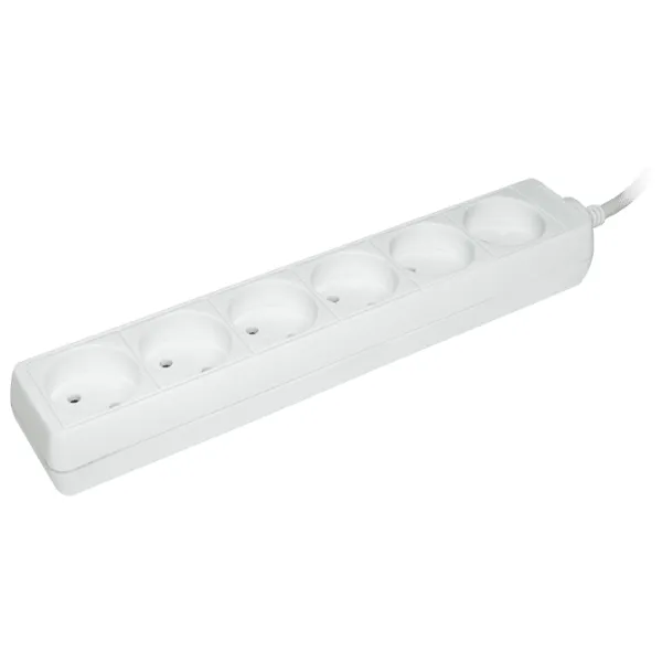 Удлинитель IEK WYP10-06-06-03-N 3 м Белый photo 1