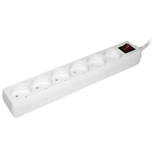 Удлинитель IEK WYP10-06-06-05-N 3 м Белый photo 1