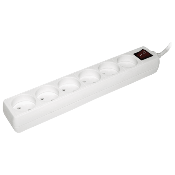 Удлинитель IEK WYP10-06-06-05-N 3 м Белый photo 1