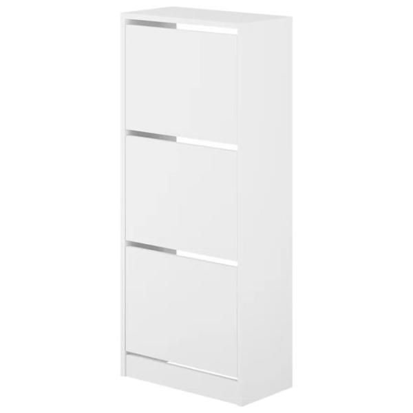 Обувной шкаф Showdeko Shoe Cabinet (M.AK.23503) 119см x 51см x 26см/ ЛДСП/ White photo 1