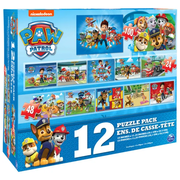 Пазл 2D Spin Master 12 in 1 PawPatrol 5+/ Количество деталей: 560 photo 1 Пазл 2D Spin Master 12 in 1 PawPatrol 5+/ Количество деталей: 560 photo 1