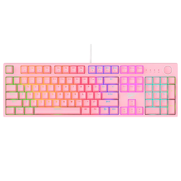 Клавиатура Havit KB871L Проводная/ Розовый photo 1
