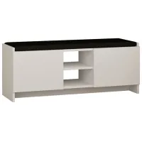 Dulap pentru încălțăminte Showdeko Zulla (M.B.13274.2) 43 x 110 x 37/ PAL/ White