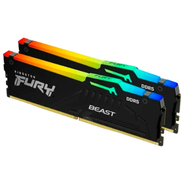 Оперативная память Kingston FURY Beast RGB SDRAM KF552C40BBAK2-16 DIMM/ DDR5/ 16 ГБ photo 1