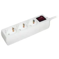 Удлинитель IEK WYP30-16-03-03-ZK-N 3 м Белый