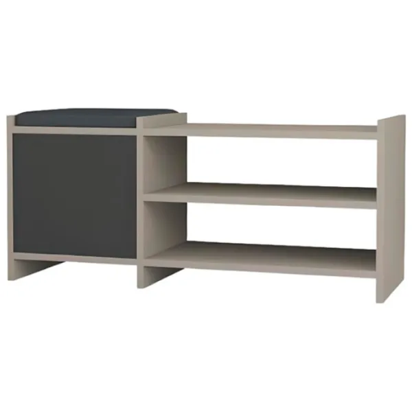 Обувной шкаф Showdeko Sunno Hall Stand (M.B.13275.6) 44см x 100см x 35см/ ЛДСП/ Светлый мокко photo 1