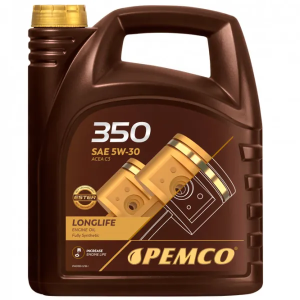 Ulei de motor Pemco 5W30 IDRIVE 350 5W-30 5 l sintetic photo 1