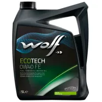Моторное масло Wolf 0W40 ECOTECH FE 0W-40 5 л синтетическое