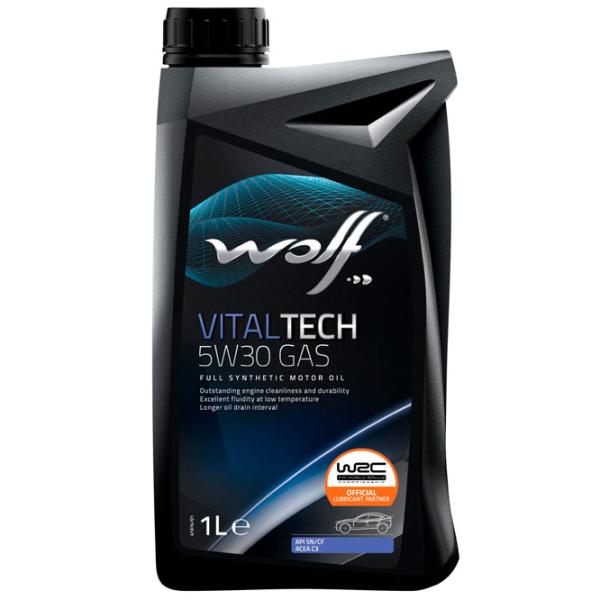Ulei de motor Wolf 5W30 VITALTECH GAS 5W-30 1 l sintetic photo 1