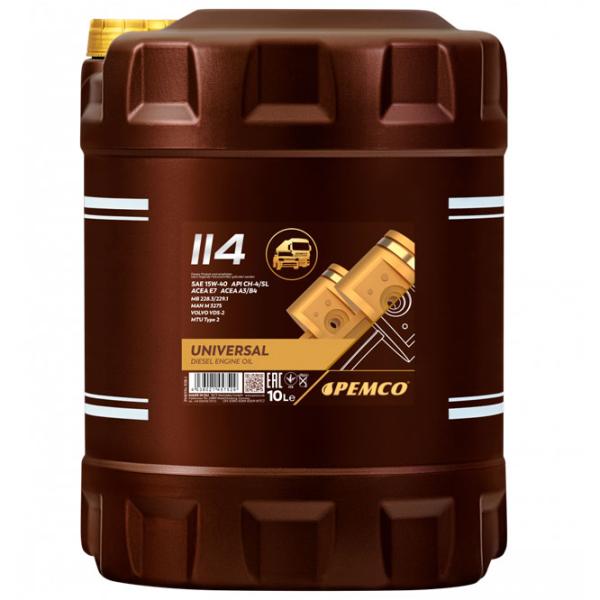 Моторное масло Pemco 15W40 IDRIVE 114 15W-40 10 л минеральное photo 1