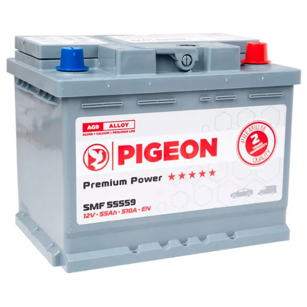 Acumulator auto Pigeon SMF 55559 55Ah 510A photo 1