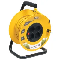 Удлинитель на катушке IEK WKP23-06-04-20 20 м Желтый