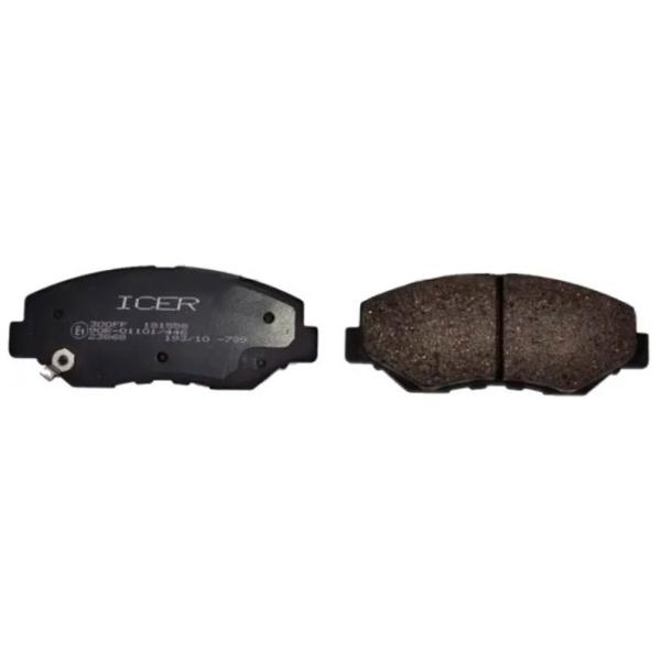 Plăcuțe de frână Icer 181558 față/ disk photo 1