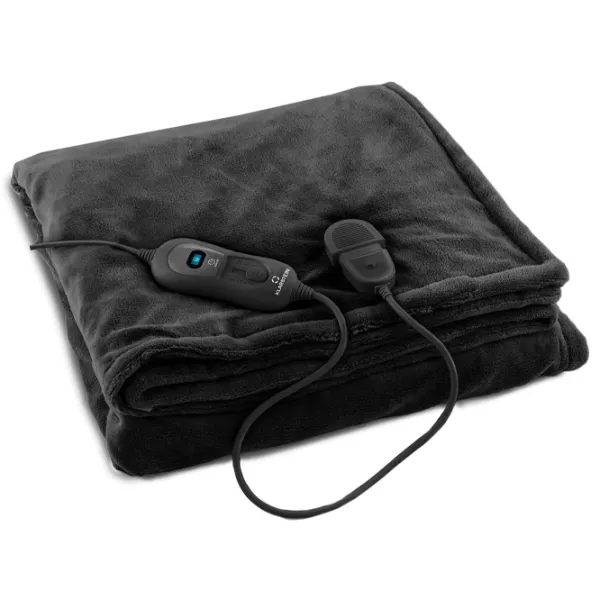 Pătură electrică Klarstein Dr. Watson XL 120 W/ Pluș/ Black photo 1