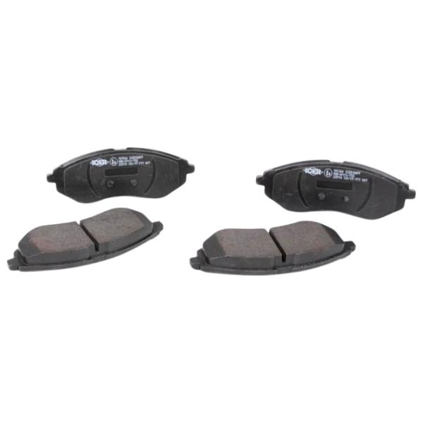 Plăcuțe de frână Icer 181566 față/ disk photo 1