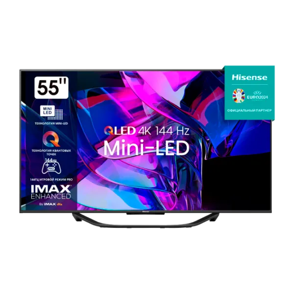 Телевизор Hisense 55U7KQ 55"/ QLED/ 4K/ Smart/ Черный photo 1