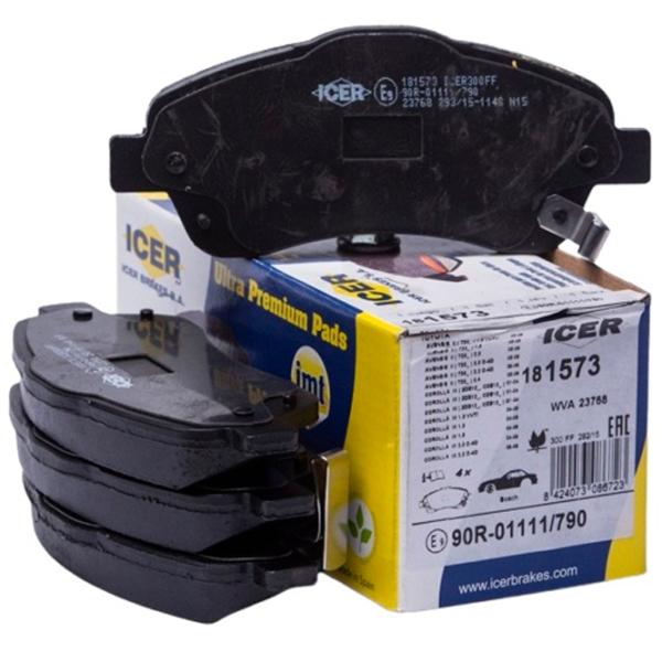 Plăcuțe de frână Icer 181573 față/ disk photo 1 Plăcuțe de frână Icer 181573 față/ disk photo 1